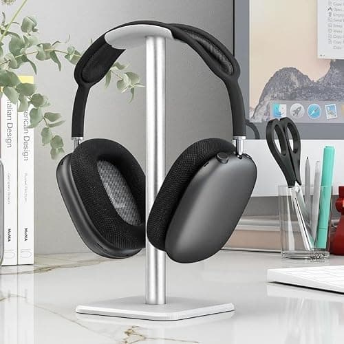 Headphone Stand, Headphone Holder, Headset Mount with Non-Slip Base for Headset Headphone (Black) thumbnail 4