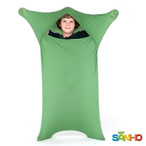 SANHO Premium Sensory Sock,Updated Version, X-Large, 70" L x 28" W, Good for Height: 65"-75" Green - Image 1