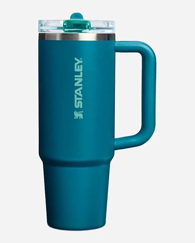 STANLEY Quencher ProTour Flipstraw Tumbler, 30 oz, Coastal Teal | Built-In Straw & Handle | Cupholder Compatible for Travel | Leakproof Insulated Stainless Steel Cup | BPA-Free thumbnail 10
