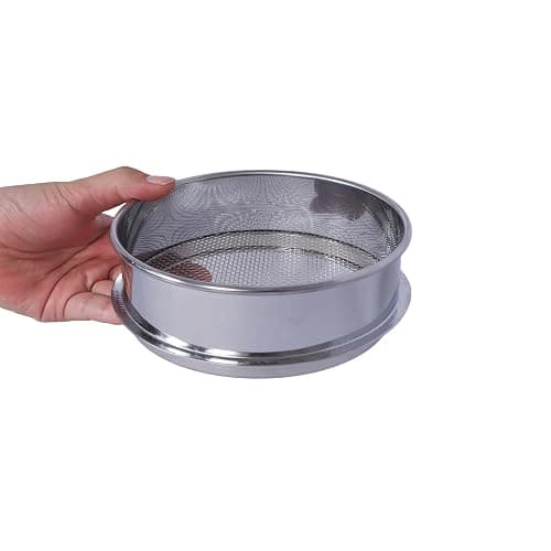 3 Pcs Lab Sieves，6 Inch Diameter Test Sifter 10Mesh（2.19mm）、80Mesh（0.217mm）and 200 Mesh（0.077mm） thumbnail 3