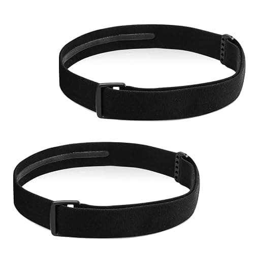 Ahuliao Headlamp Strap Replacement Headband for Black Diamond, Petzl, Princeton Tec, Energizer, Fenix, Pelican, Streamlight Elastic Headlamps 1” Width - 2 Pack - Image 1