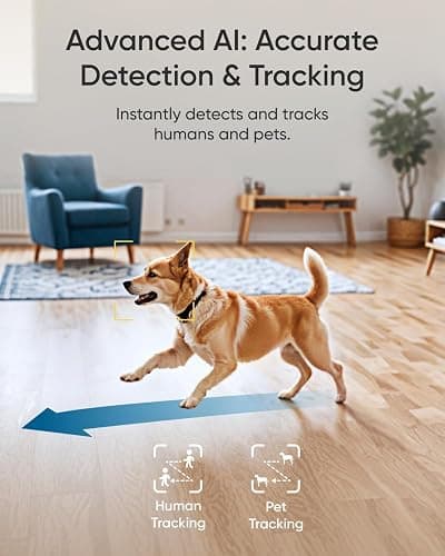 eufy Security 4K Indoor Camera E30-No Subscription,Work as Pet Camera,Nanny/Baby Monitor,360° Pan&Tilt,AI Auto Tracking,AI Detection,24/7 Recording,Color Night Vision,Two-Way Audio,Works with HomeKit thumbnail 4