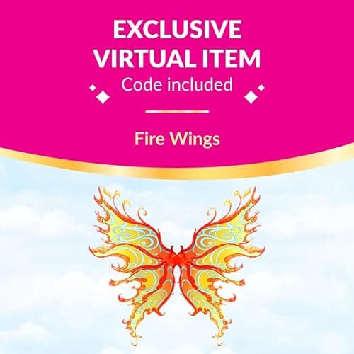 Royale High 9” Fashion Doll - Emberlynn the Fire Fairy, Series 2 - Fairy Journal, Comb, and Virtual Item Code Included - Ages 5+ thumbnail 4