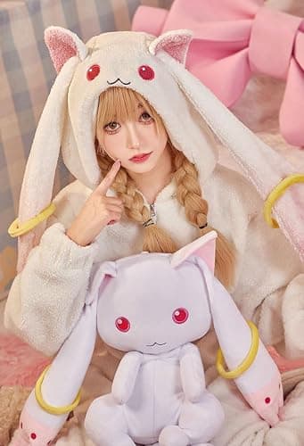 Micotaku Women Backpack Puella Magi Madoka Magica Officially Licensed Cute Kyubey Backpack thumbnail 7