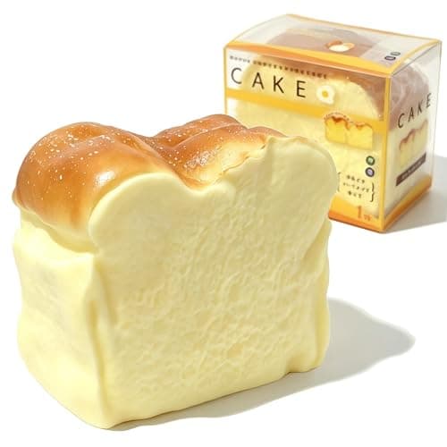 Slow Rising Squishy, Scented Custard Bread, 10-Second Rebound Fidget Toy | Soft, Smooth & Satisfying, Long-Lasting Sweet Bakery Scent, Sensory Fun & Stress Relief, Creamy Custard Color, Fun to Collect - Image 1