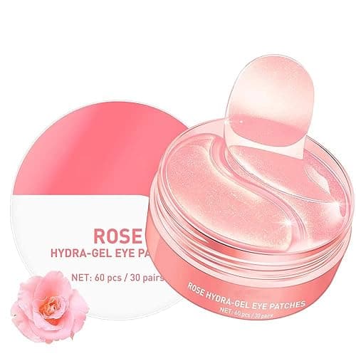 AKARY Eye Patches Rose Hydra-Gel Eye Mask Sheet Lady Skin Care Pad Remove Fine Lines Smooth Repair the Eyes Skin, Under Eye Gel for Moisturizing and Relieving, Firm the Look of the Eye Area thumbnail 7