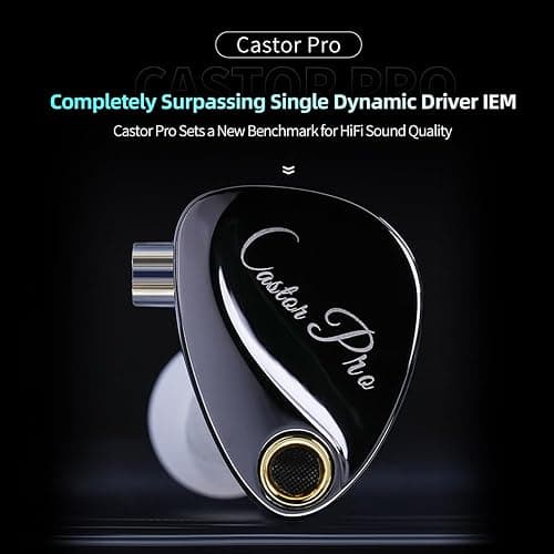 ****KZ Castor Pro Tunable in Ear Monitor, HiFi Improved Bass in Ear Headphone, Dual-Dynamic Driver Gaming Earbuds, IEM Earphones with 2PIN-C Detachable Cable thumbnail 2