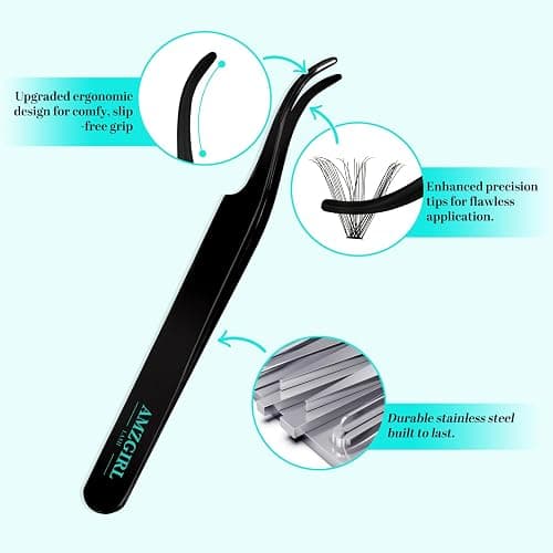 Lash Clusters Kit 320Pcs,50D Eyelash Extension Kit,Lash Bond and Seal Waterproof,Lash Remover for Individual Cluster Lashes Kit,Lash Applicator Tool for DIY Lash Extension Kit(D-Mix9-16mm Kit) thumbnail 5