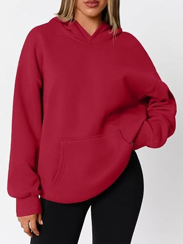 WYNNQUE Hoodies for Women Oversized Sweatshirts Fall Fashion Outfits 2025 Casual Sweaters Tops Fleece Workout Winter Clothes thumbnail 2