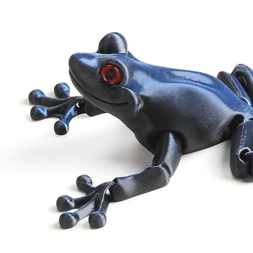 WUALAIER Frog Toys 3D Printed - Realistic Jumping Frog Model with Movable Joints, STEM Educational Animal Toys, PLA Material, Science Classroom & Collectible Decor thumbnail 6