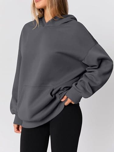 AUTOMET Womens Oversized Hoodies Trendy Pullover Sweatshirts | Comfrt Wear, Oversized Fit Soft Fleece Pullover, Perfect For Trendy Streetwear, College Outfits, And Daily Home Wear thumbnail 3