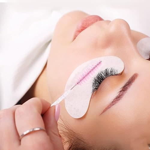 200Pcs Eyelash Extension Supplies Kit,Disposable Lash Spoolies Brushes Micro Swab Brushes Mascara Wand Lip Brushes for Eyelash Extension Tattoo Lipstick Applicator (Crystal Pink) thumbnail 6