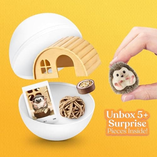 My Mini Pet Series 1 by ZURU – Collectible Mystery Capsule with Miniature Pet, Home, & Accessories, UNbox Adorable Critters & Playscape for Girls & Collectors. thumbnail 3