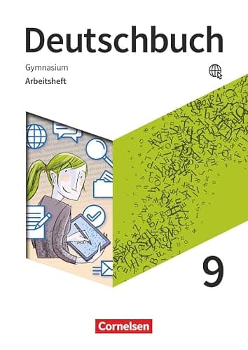 Deutschbuch Gymnasium - Zu den Ausgaben: Neue Allgemeine Ausgabe und Niedersachsen – 2019 - 9. Schuljahr: Arbeitsheft mit Lösungen - Image 1