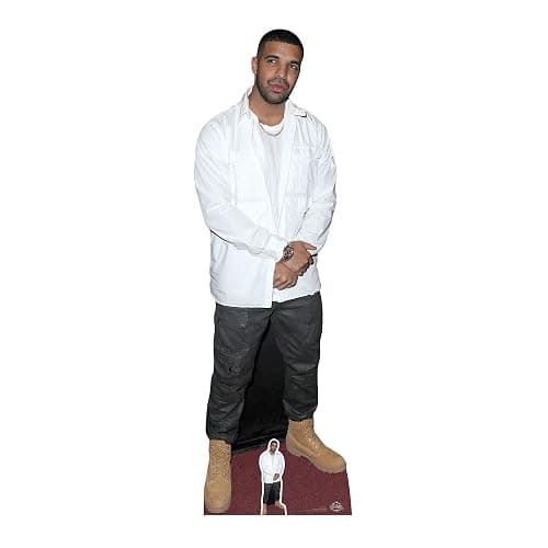 Celebrity Standee Drake Life Size Cardboard Cut Out with Table Top Mini Cut Out, Multi colour - Image 1