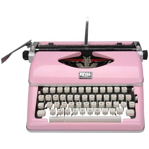 Royal 79105Y Classic Manual Typewriter (Pink) thumbnail 3
