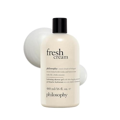 philosophy fresh cream shower gel - with notes of vanilla, heliotrope & tonka bean - 16 fl oz - Image 1
