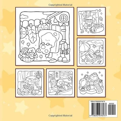 Breakfast Club: Coloring Book for Adults and Teens Featuring Cozy Food and Drinks in Funny Moments and Comfy Times for Relaxation (Cute & Easy Coloring) thumbnail 2