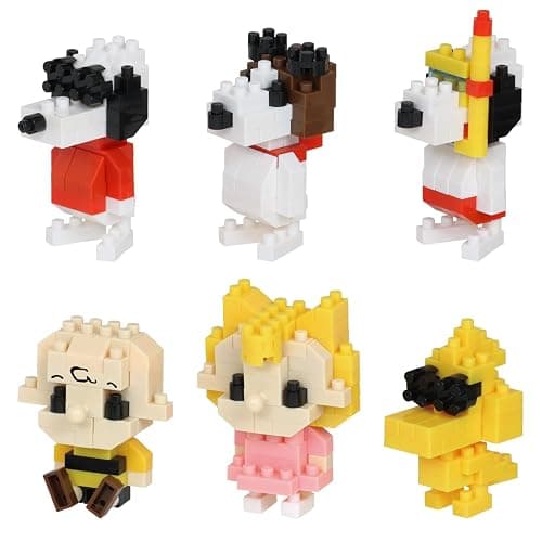 nanoblock - Peanuts - Peanuts Vol. 3 (Blind Box Complete Set), mininano Series Building Kit - Image 1
