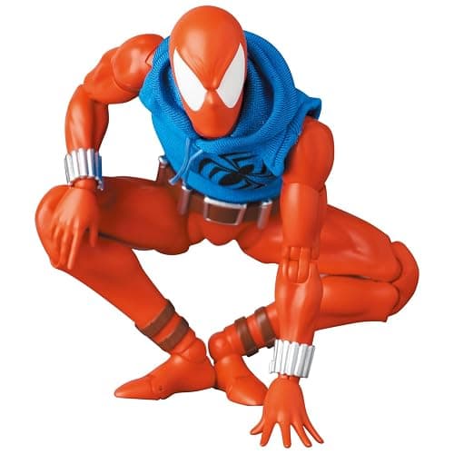 MAFEX No.186 MAFEX SCARLET SPIDER (COMIC Ver.) Total Height Approx. 6.1 inches (155 mm), Non-scale, Pre-painted Action Figure thumbnail 12