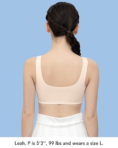 SALIA GIRL Training Bras for Girls 10-16 Sports Seamless Bra with Removable Padding Bras thumbnail 3