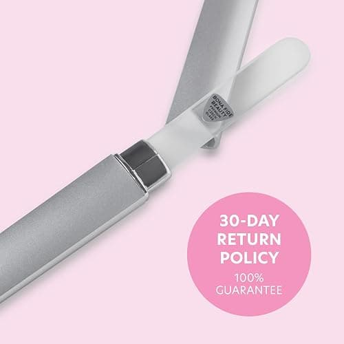 Bona Fide Beauty Czech Glass Nail File for Natural Nails, Single Crystal Nail File with Hardcase. Made in the EU. (Clear) thumbnail 5