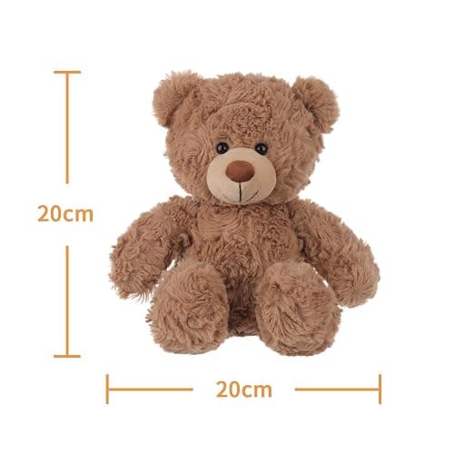 Apricot Lamb Toys Plush Brown Teddy Bear Stuffed Animal Soft Cuddly Perfect for Child 8 Inches thumbnail 9