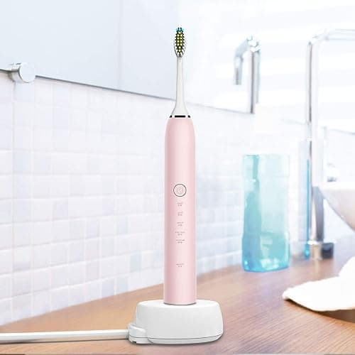 LAP POW Replacement Charger Compatible with Oral B Electric Toothbrush Series 3 4 5 6 Pro 1000/3000/5000, Inductive Charging Base Portable Waterproof Power Cord Environmental ABS, Model XT-3757 White thumbnail 6