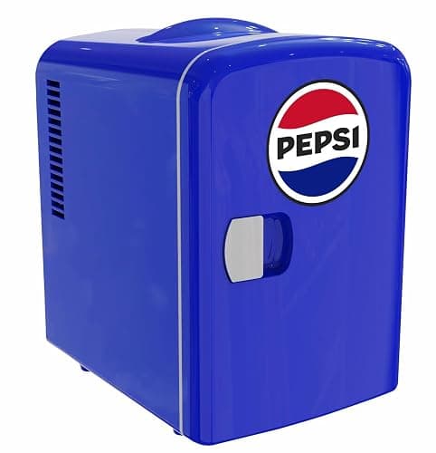 CURTIS Pepsi 6-can Mini Fridge, BLUE, 4 liters thumbnail 6