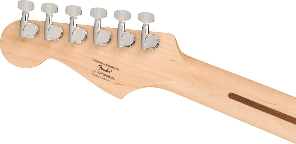 Squire Sonic Stratocaster HT H Electric Guitar, Flash Pink, Maple Fingerboard, White Pickguard thumbnail 6