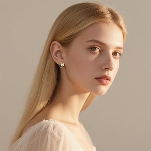 Reffeer Solid 925 Sterling Silver CZ Bow Hoop Earrings for Women Teens Cute Bow Earrings Huggie thumbnail 3