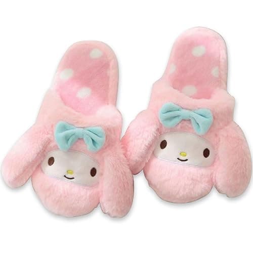 Kawaii Slippers, One Size Fits Most Winter Warm Indoor Bedroom Shoes Women Girls - Image 1