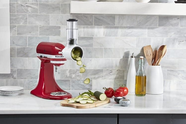 KitchenAid Fresh Prep Slicer/Shredder, 1, White - 3 Blades - Prep Attachment thumbnail 6