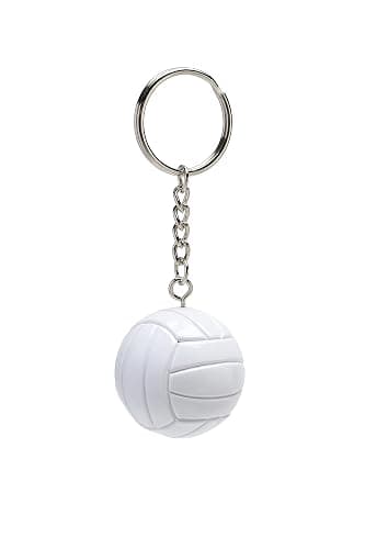Tandem Sport Volleyball Key Chain - Mini Volleyball On Key Ring - Volleyball Keychain for Backpacks, Gym Bags, Purses - Volleyball Themed Party Supplies - Gift for Volleyball Players - Image 1