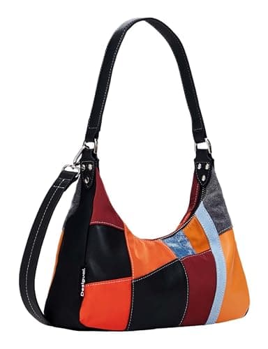 Desigual Women's Accessories Fabric Shoulder Bag, Orange, orange, One size - Image 1