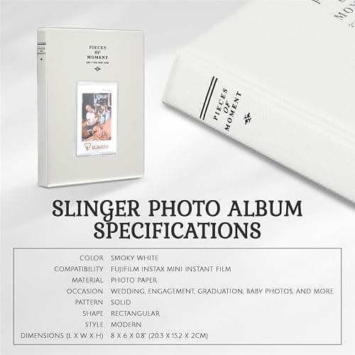 Instax Fujifilm Instax Mini Instant Camera Film: 100 Shoots Total, (10 Sheets x 10) Bundle with Slinger 64 Pocket Mini Instax Photo Album - Capture Memories Anytime, Anywhere thumbnail 3