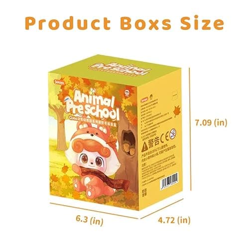 Triiter Q.Kid Animal Preschool Plush Series Blind Box 1PC (1 of 7 Possible Styles) Cute Figures Collectible Toys Birthday Gifts (1Pc-Blind Box) thumbnail 3