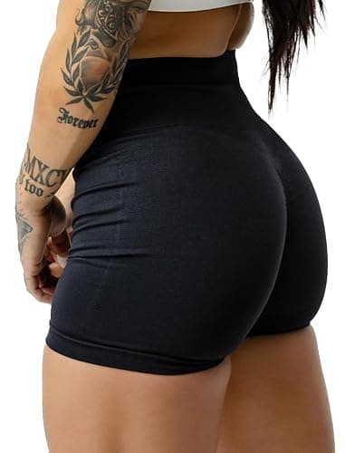 Gymreapers Infinity Seamless Workout Shorts High Waist Biker Shorts for Women Athletic Gym Running Pilates Yoga Sport Short thumbnail 2