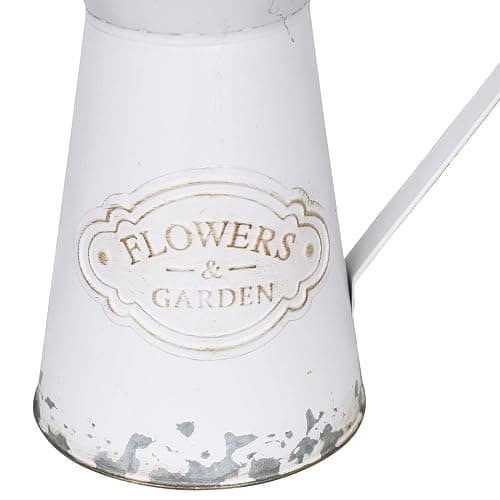 APSOONSELL Rustic Shabby Chic Vase Small Metal Vase Vintage Milk Jug Mini Pitcher Decorative Flower Vase Farmhouse Decor for Home, Kitchen, Bathroom thumbnail 6