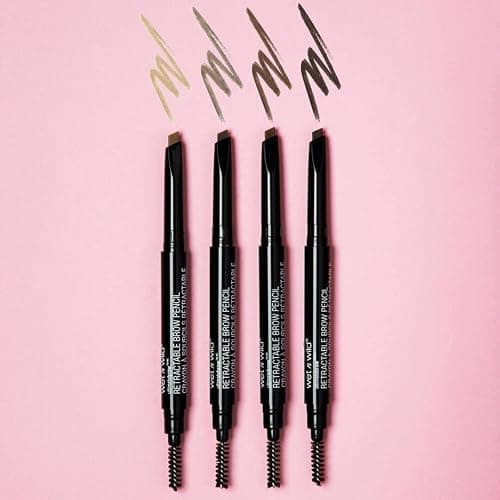 wet n wild Ultimate Eyebrow Retractable Definer Pencil, Medium Brown, Dual-Sided Brow Brush, Fine Tip, Shapes, Defines, Fills Brow Makeup thumbnail 11