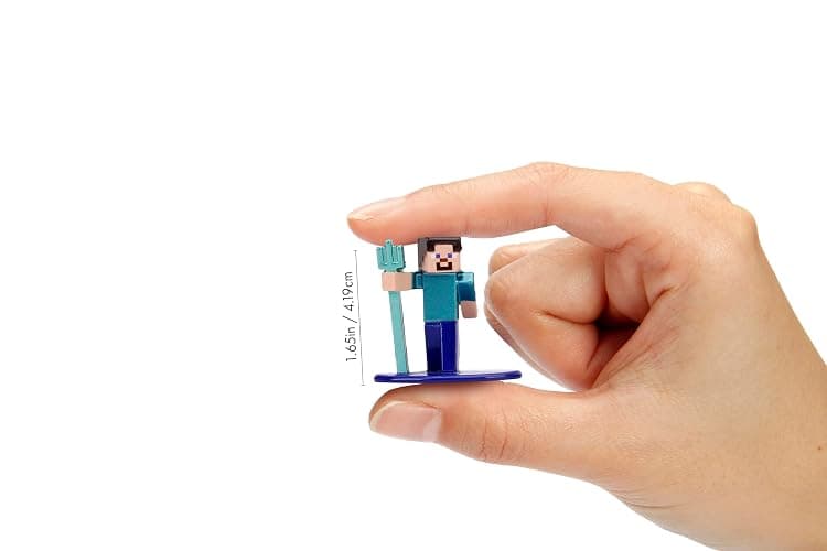 Jada Minecraft Nano Metalfigs Series 17 – Die-Cast Figure 12-Pack – Includes Steve, Alex, Diamond Armor Zombie & More Toys thumbnail 2