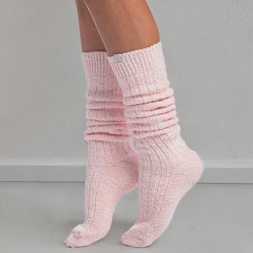 Softies Marshmallow Slouch Socks for Women Ultra Soft Plush Lounge Socks with Non Slip Grippers One Size Cozy Comfort thumbnail 2