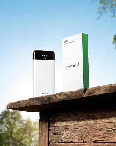 Charmast Portable Charger with Built in Cables, Power Bank with Cords Wires, Slim 10000mAh Travel Battery Pack 6 Outputs 3 Inputs 3A Fast Charging for Samsung Google Pixel LG Moto iPhone iPad thumbnail 9