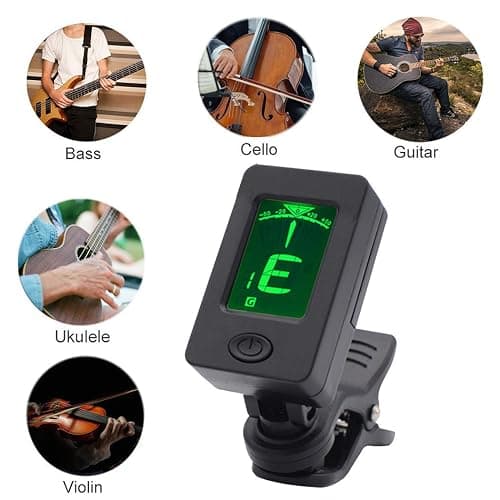 Guitar Capo with Guitar Tuner Clip Guitar Accessoriesor for Acoustic Ukulele thumbnail 4