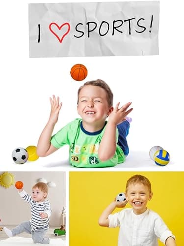 Hero Brands My First Sports Bag! 6-Pack of 3.5 inch Foam Balls with Gym Bag, Kids and Toddlers 3+, Toddler Sports Balls thumbnail 8