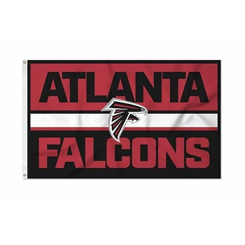 Rico Industries NFL Football Bold 3' x 5' Banner Flag Single Sided - Indoor or Outdoor - Home Décor - Image 1