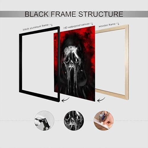 Scream halloween canvas posters thumbnail 3