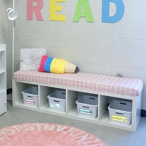 Tinlade 56 Pcs Back to School Classroom Library Labels for School Genre Topic Book Classroom Library Organization Teacher Supplies Cards for Book Bins Bookshelf Reading Corner(Classic) thumbnail 5