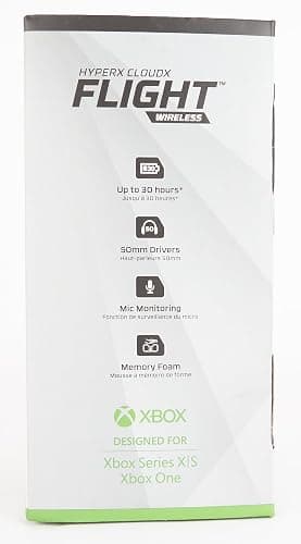 HyperX CloudX Flight – Wireless Gaming Headset, Official Xbox Licensed, Compatible with Xbox One and Xbox Series X|S, Game and Chat Mixer, Memory Foam, Detachable Noise-Cancellation Microphone thumbnail 10