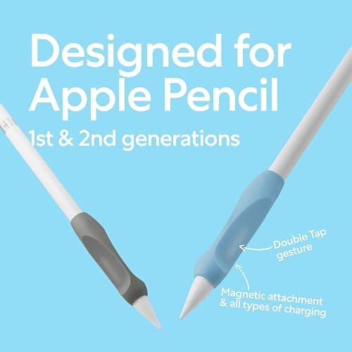 Paperlike's Pencil Grips for Apple Pencil 1st & 2nd Generation, USB-C & Pro - Set of 2 - Ergonomic Precision thumbnail 5
